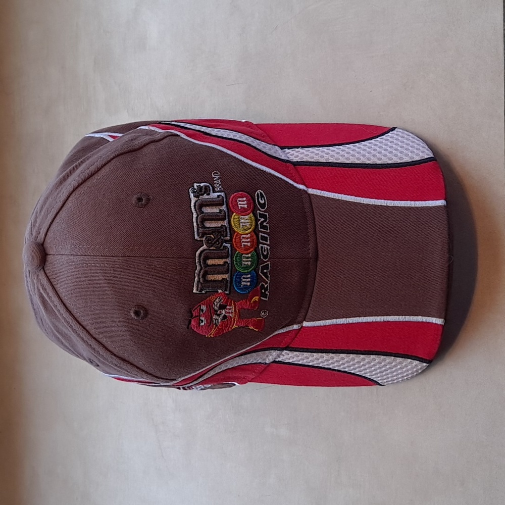 Nascar M & M Kyle Bush # 18 Joe Gibbs Racing 2009 Chase Authentics Baseball Cap